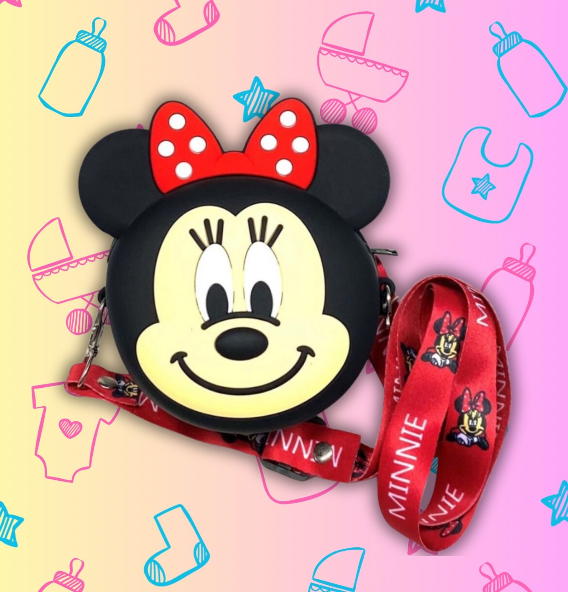 PORTACHUPETERO CARA MINNIE MOUSE - 2